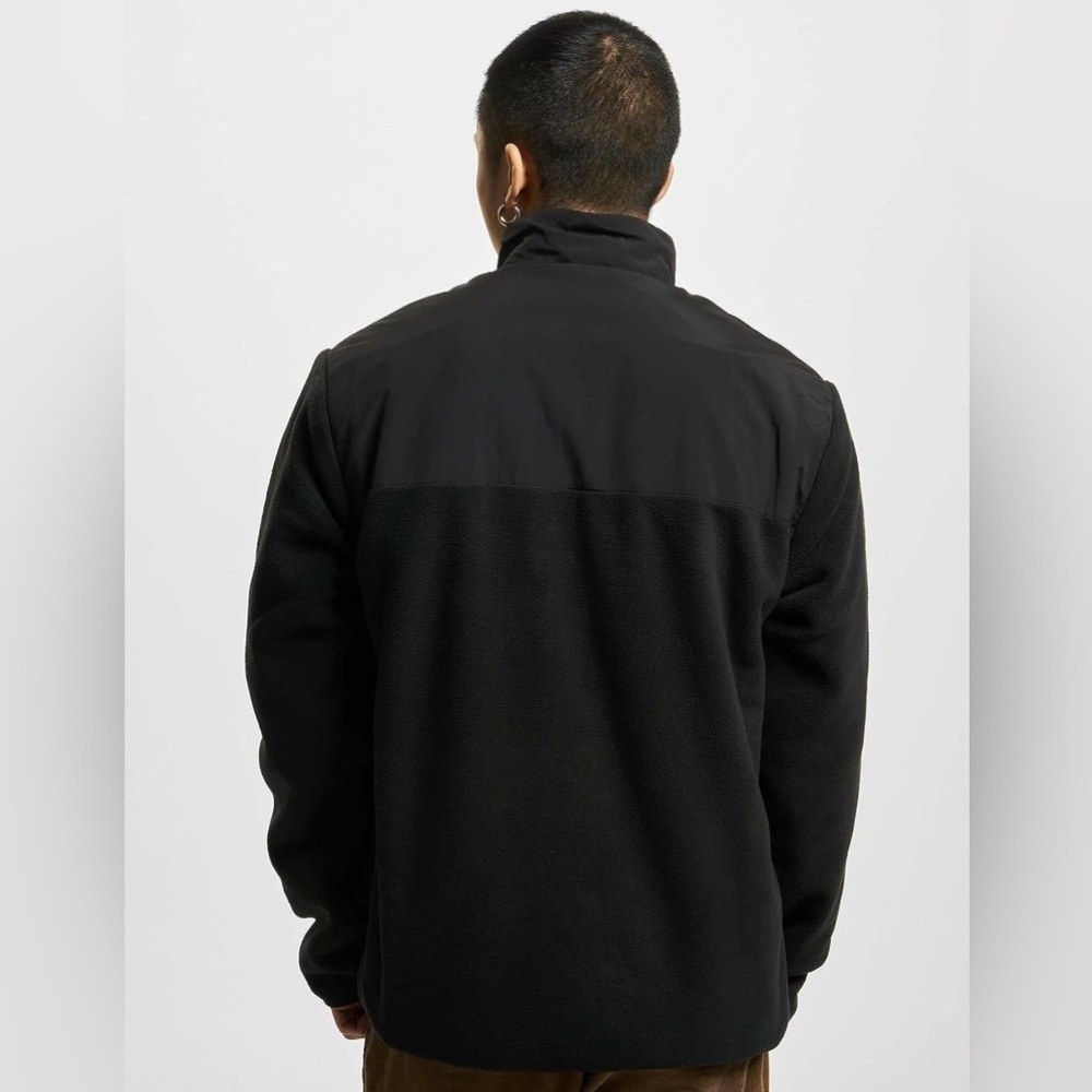 Jack & Jones Jorblake Bf Fleece Zip Up Jacket in Forest Night - Picture 3 of 10